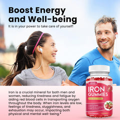 Dilib iron gummies label shows 18 mg iron and 15 mg zinc for daily intake