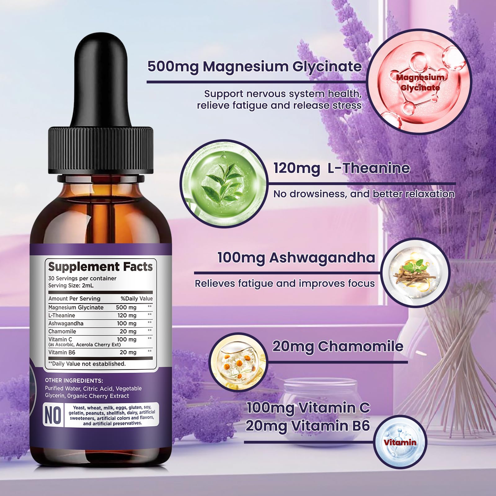 Dilib Magnesium Glycinate Drops under-tongue use for faster absorption