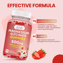 Dilib gummies close-up showing chewable texture and strawberry flavor for daily relief.