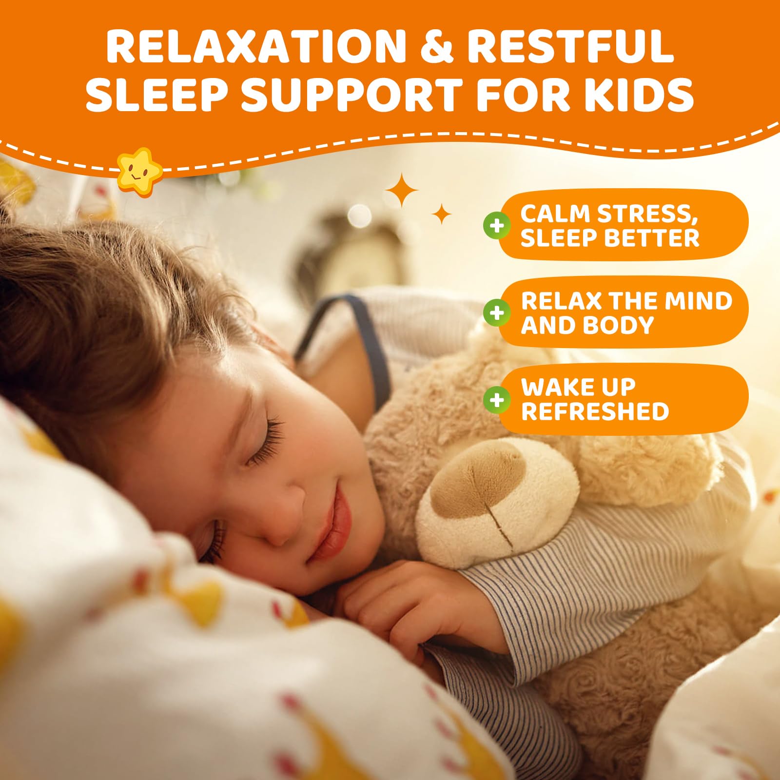 Dilib Magnesium Glycinate Gummies for Kids label closeup highlights zinc and vitamins.