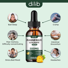Dilib liquid drops applied under tongue for fast absorption.