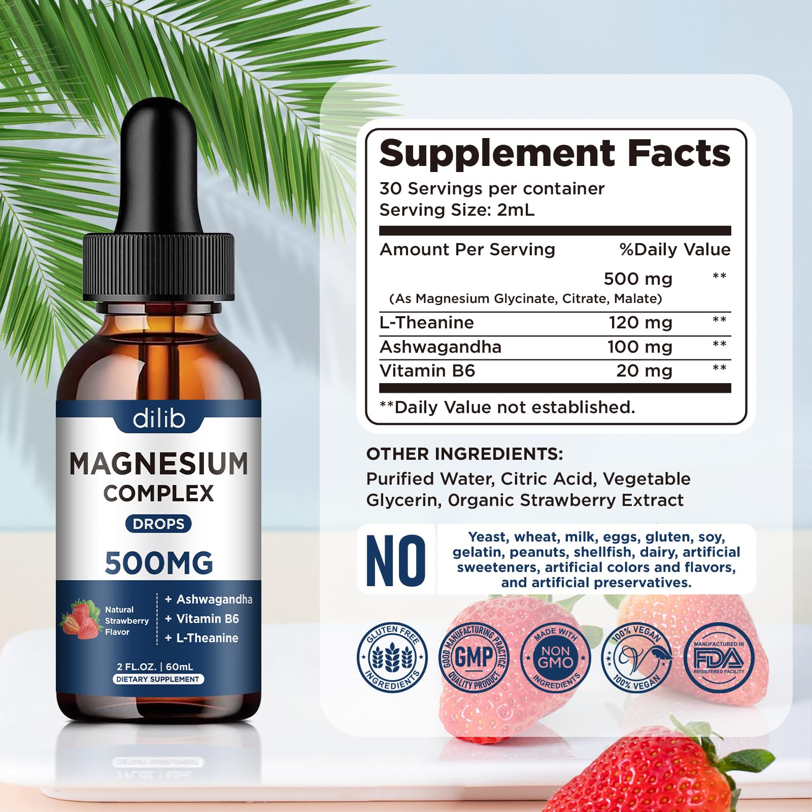dilib bottle with dropper – precise dosing for consistent intake