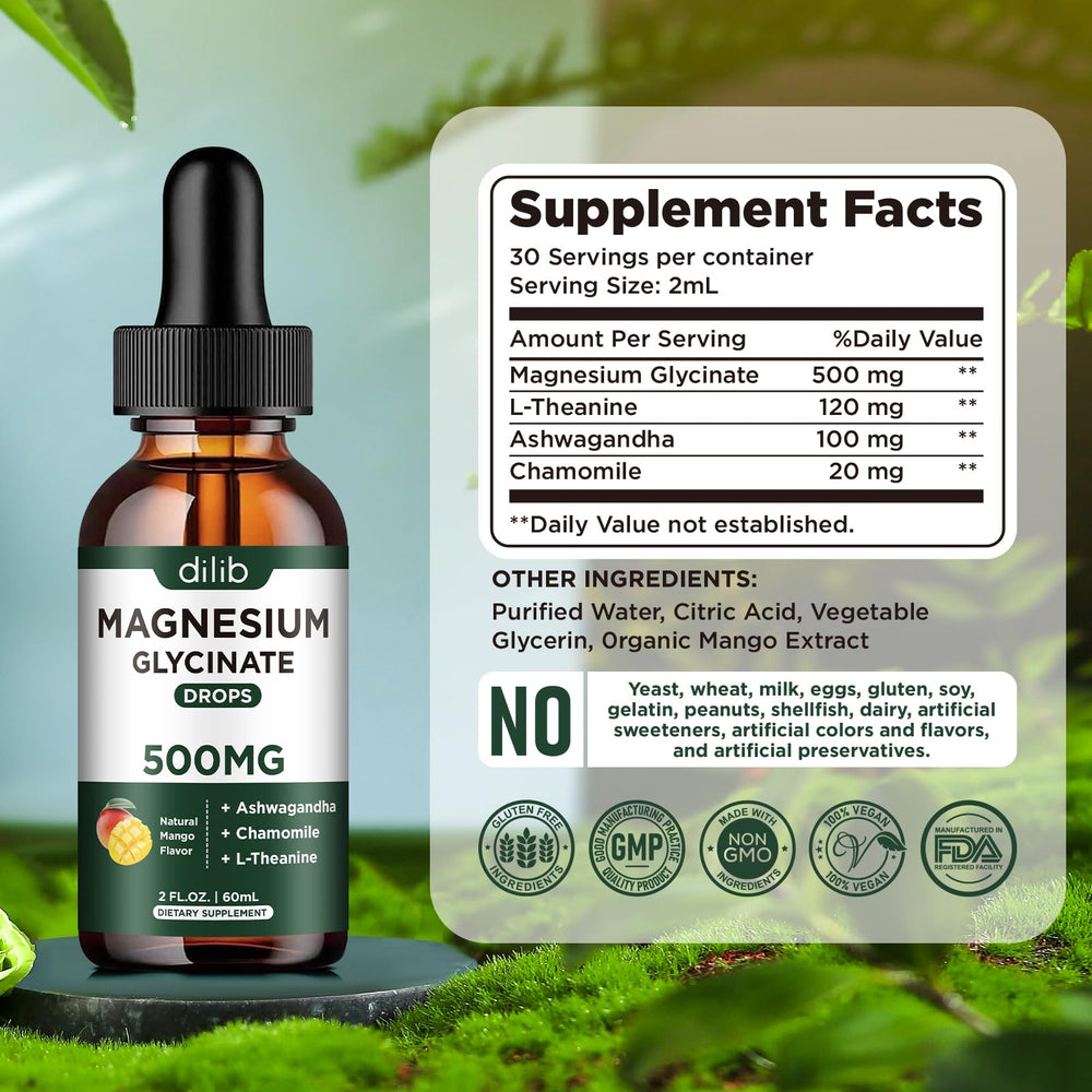 Dilib vegan and gluten-free label emphasizing dietary compatibility.