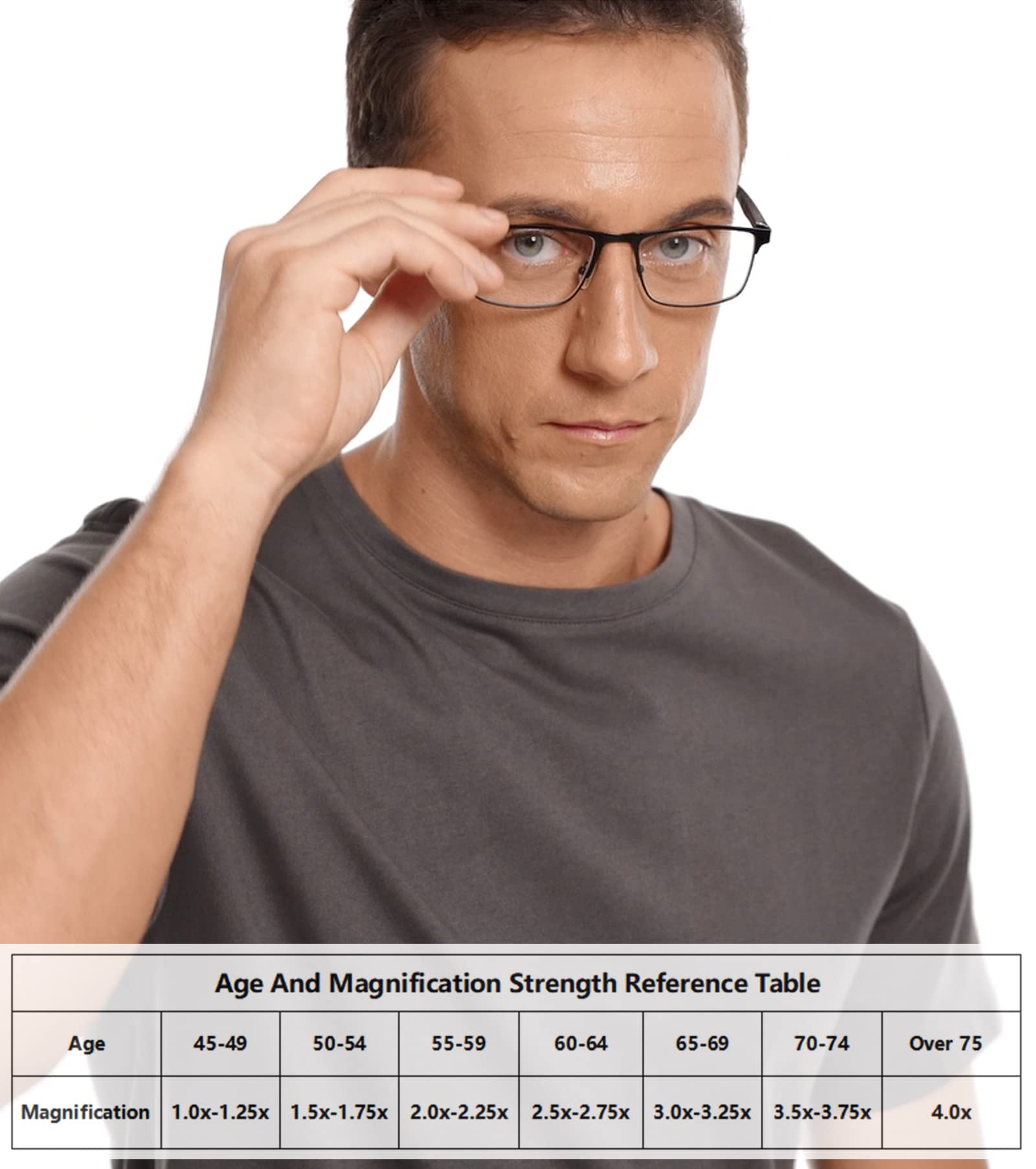 DILLY VISION anti-glare lenses on model offering clear viewing in bright light.