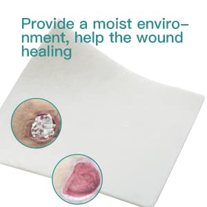 Dimora dressing can be cut and layered for deeper wounds.