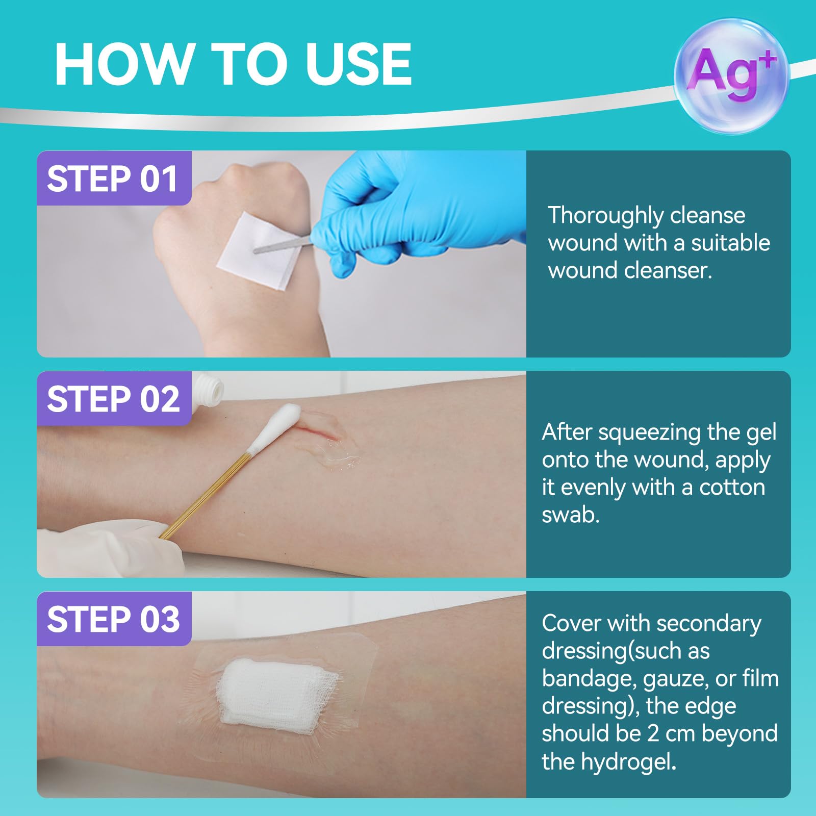 Dimora 3-pack packaging shown for convenient home first aid
