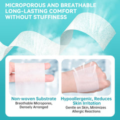 Dimora tape removal demonstrates painless, residue-free removal from dressings.