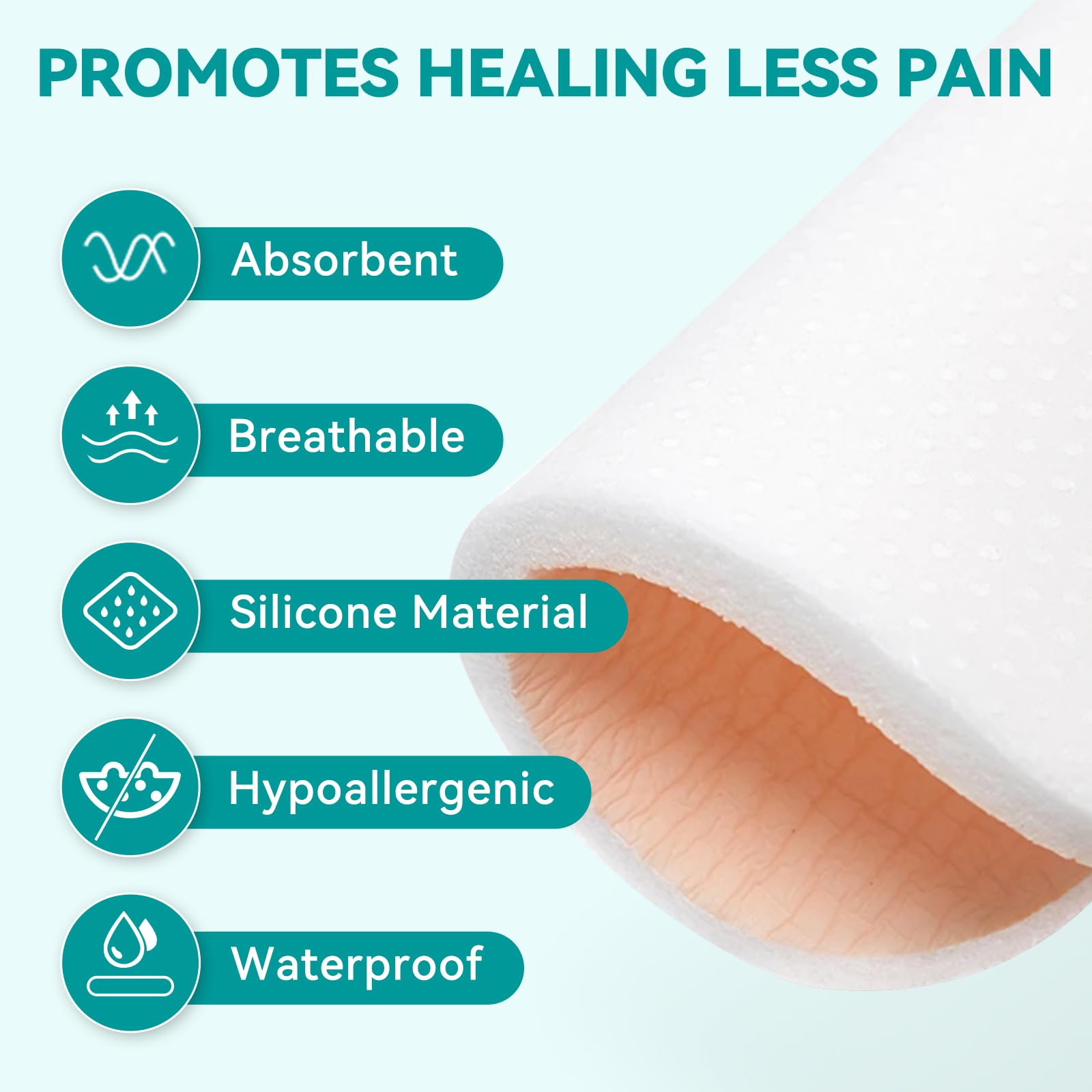 Dimora hypoallergenic silicone dressing gentle on sensitive skin