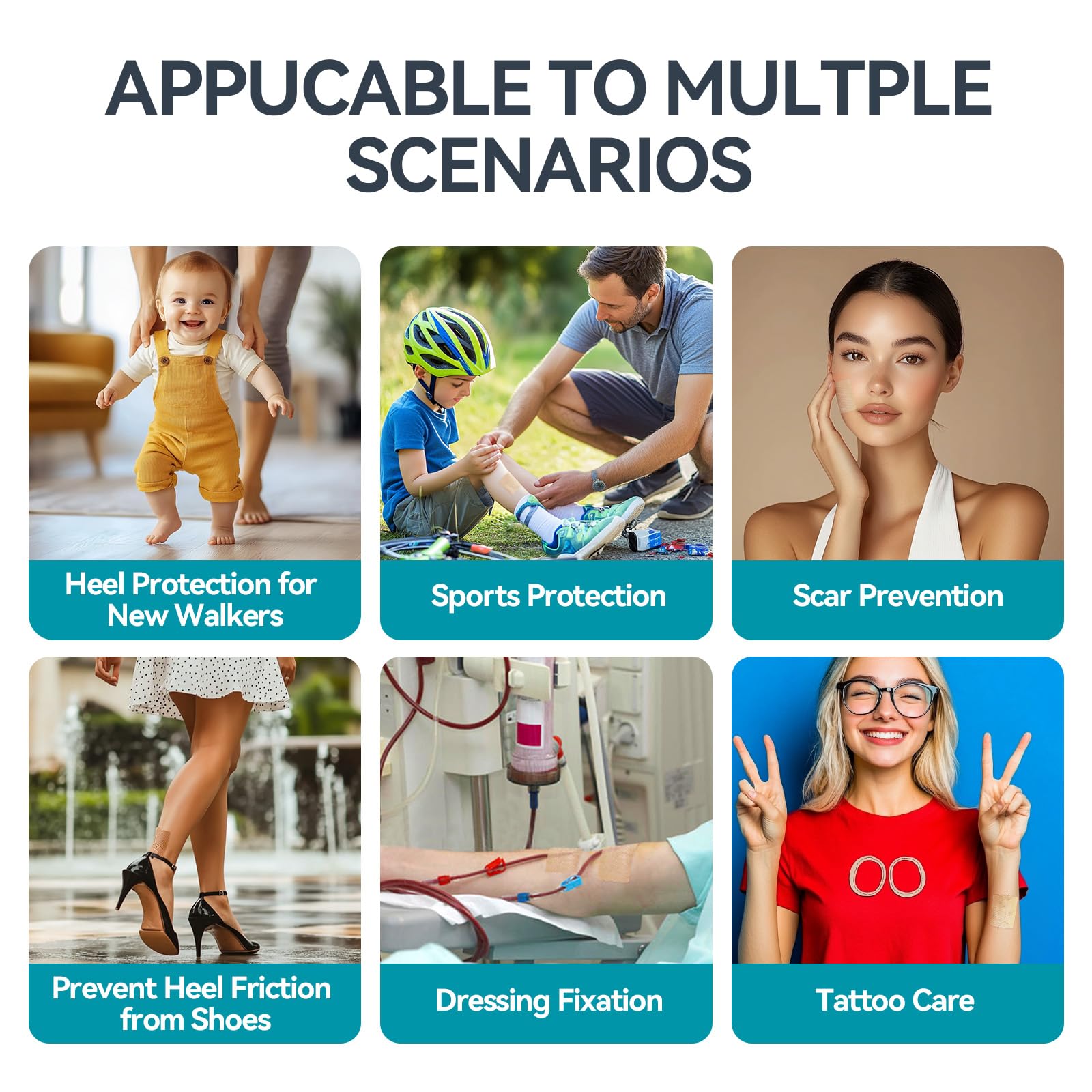 Dimora waterproof-breathable silicone tape stays in place in damp conditions.