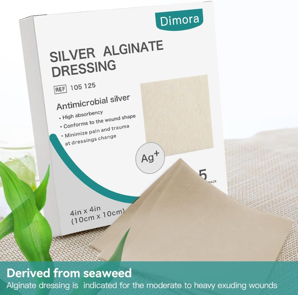 Dimora silver alginate dressing absorption action demonstrates high absorbency