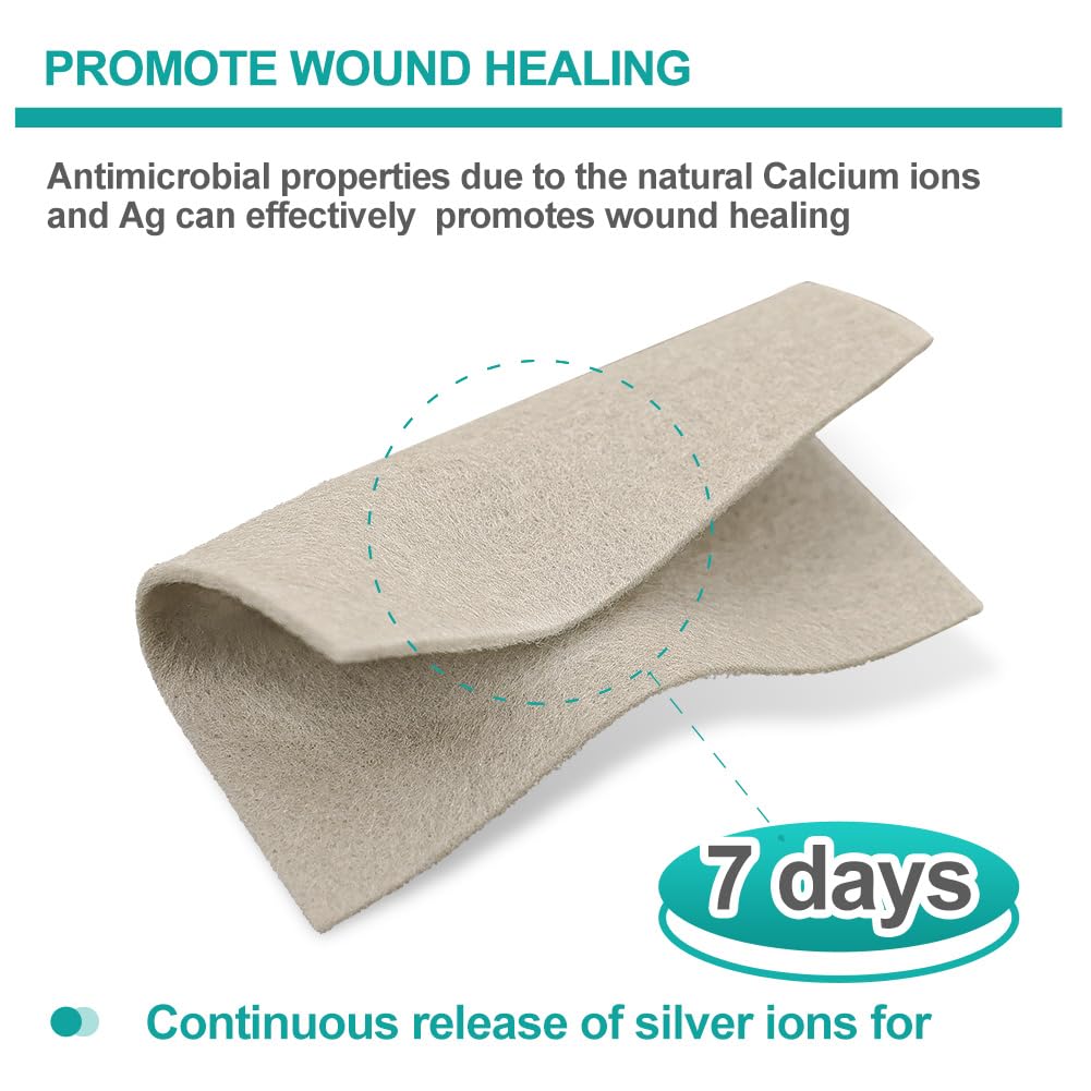 Dimora silver antibacterial dressing non-stick surface for easy removal