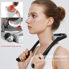 Dipua neck massager ergonomic handle for comfortable, extended use