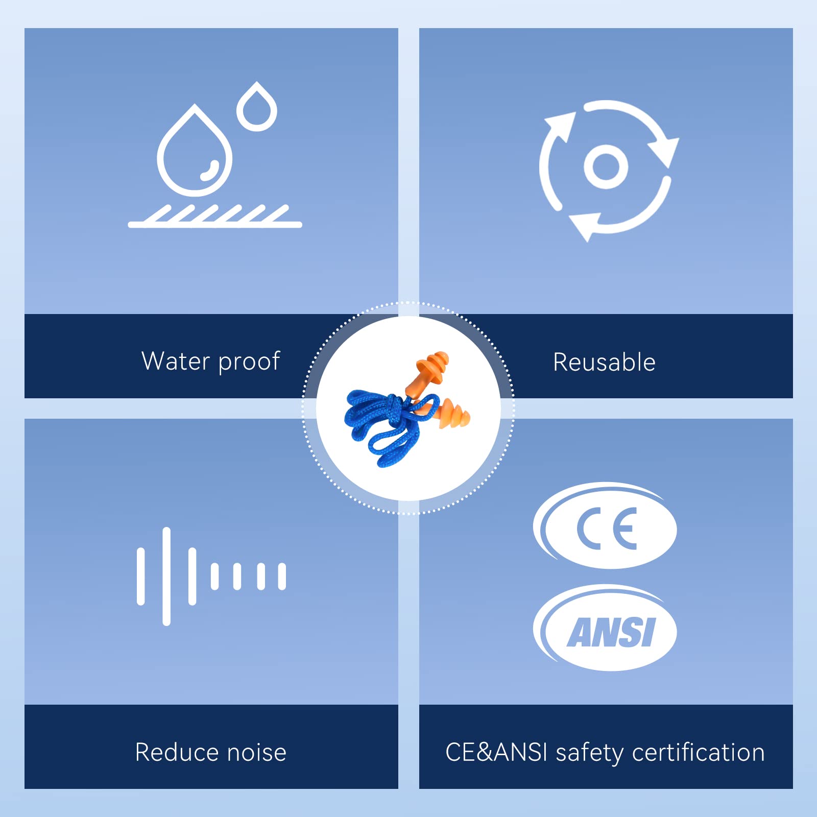Dison hearing protection ideal for shooting ranges and loud environments.