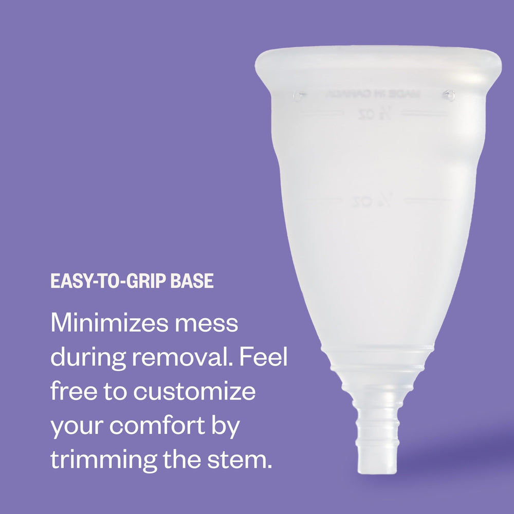 DIVA Cup Model 0 reusable period care option reducing disposable waste