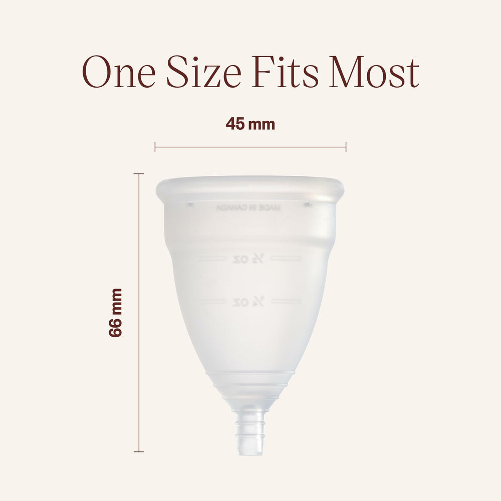 DIVA Cup Model 2 up to 12 hours wear for reliable coverage.