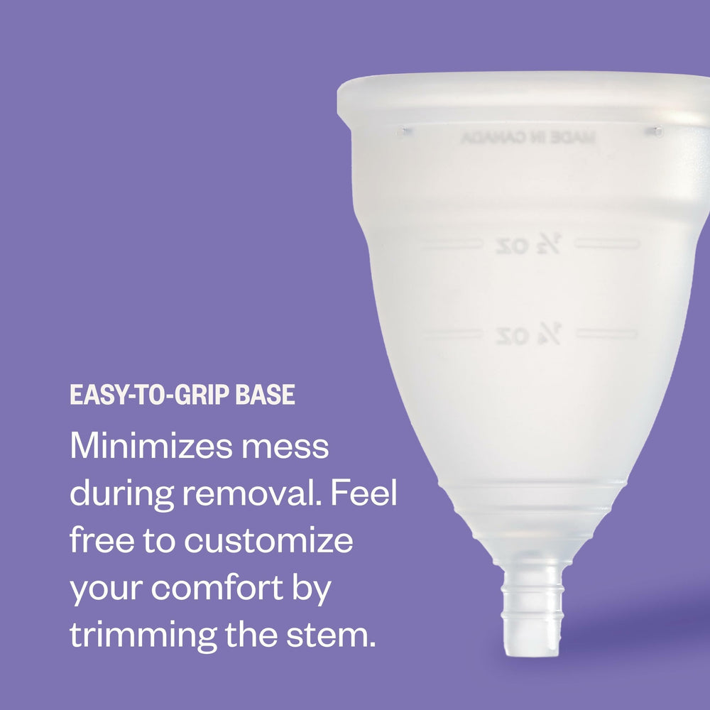 DIVA Cup Model 2 visible flow lines help track your cycle.