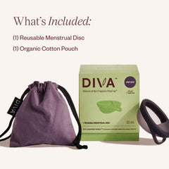 Diva Disc oval shape provides comfortable insertion and all-day wear