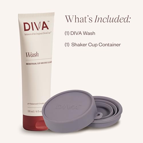DIVA Wash mess-free tube design keeps soap on the cup