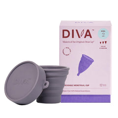 DivaCup Model 2 in use for reliable protection during daily activities.