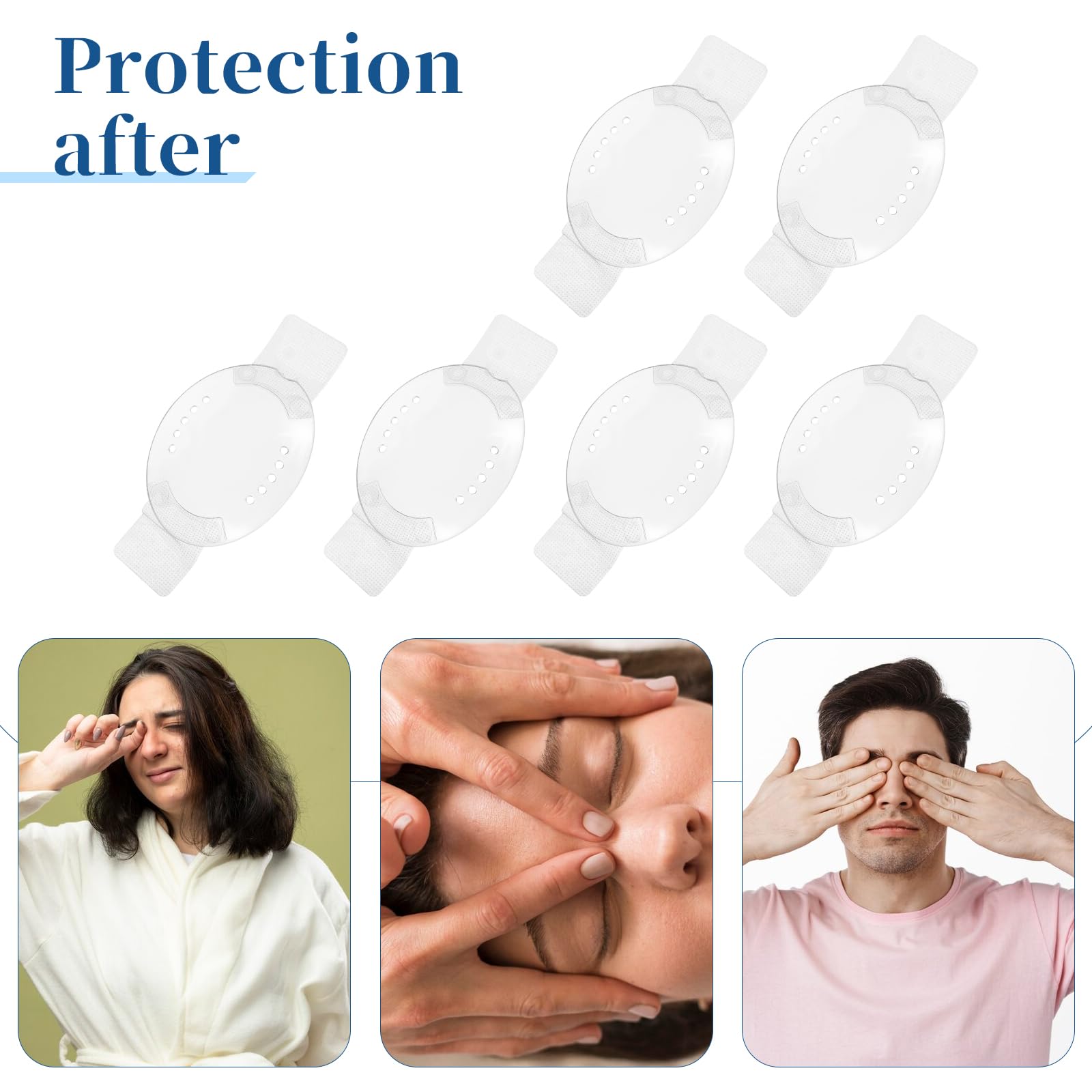 DIVINA VITAE breathable eye shield with 10-hole ventilated design