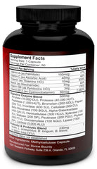 Divine Bounty capsules with probiotic blend supporting gut flora balance.