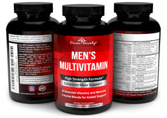 Divine Bounty Mens Multivitamin made in USA label signals quality
