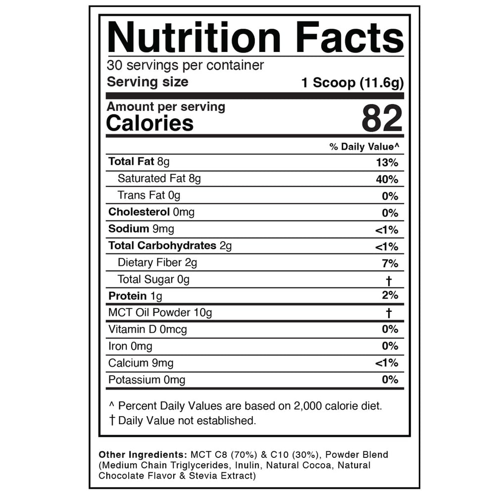 Divine Health Keto Zone MCT Dutch Chocolate packaging on shelf
