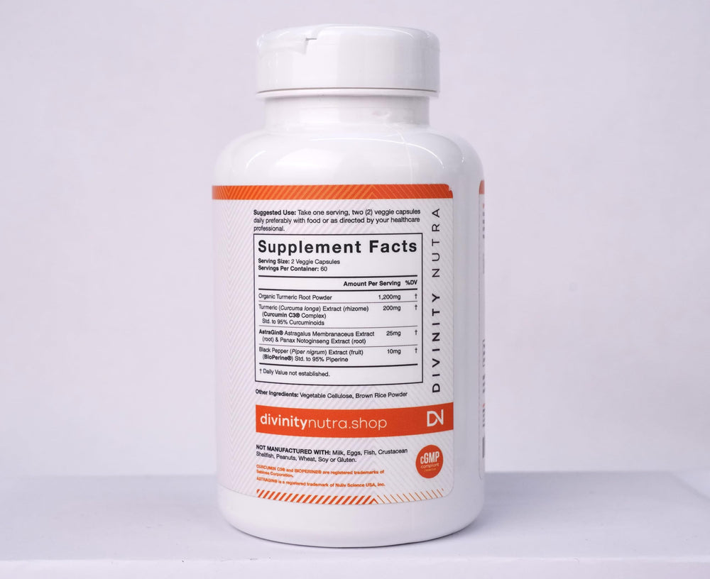 Divinity Nutra Bioperine absorption emphasis on enhanced uptake