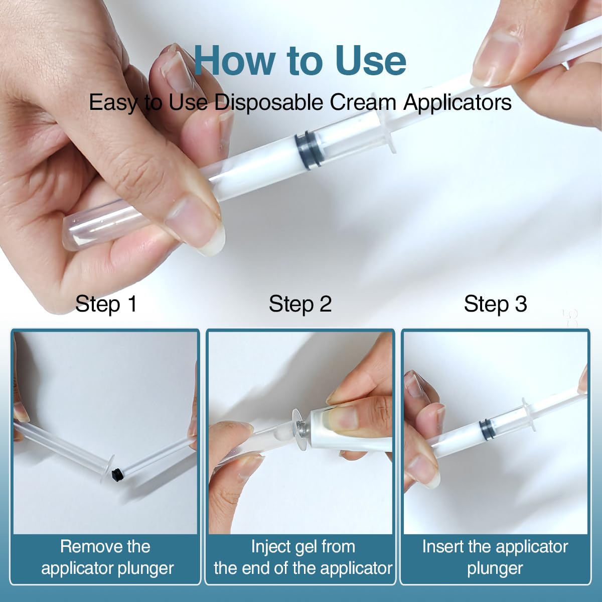 Dizzily individually wrapped sterilized applicators ensure high hygiene standards.