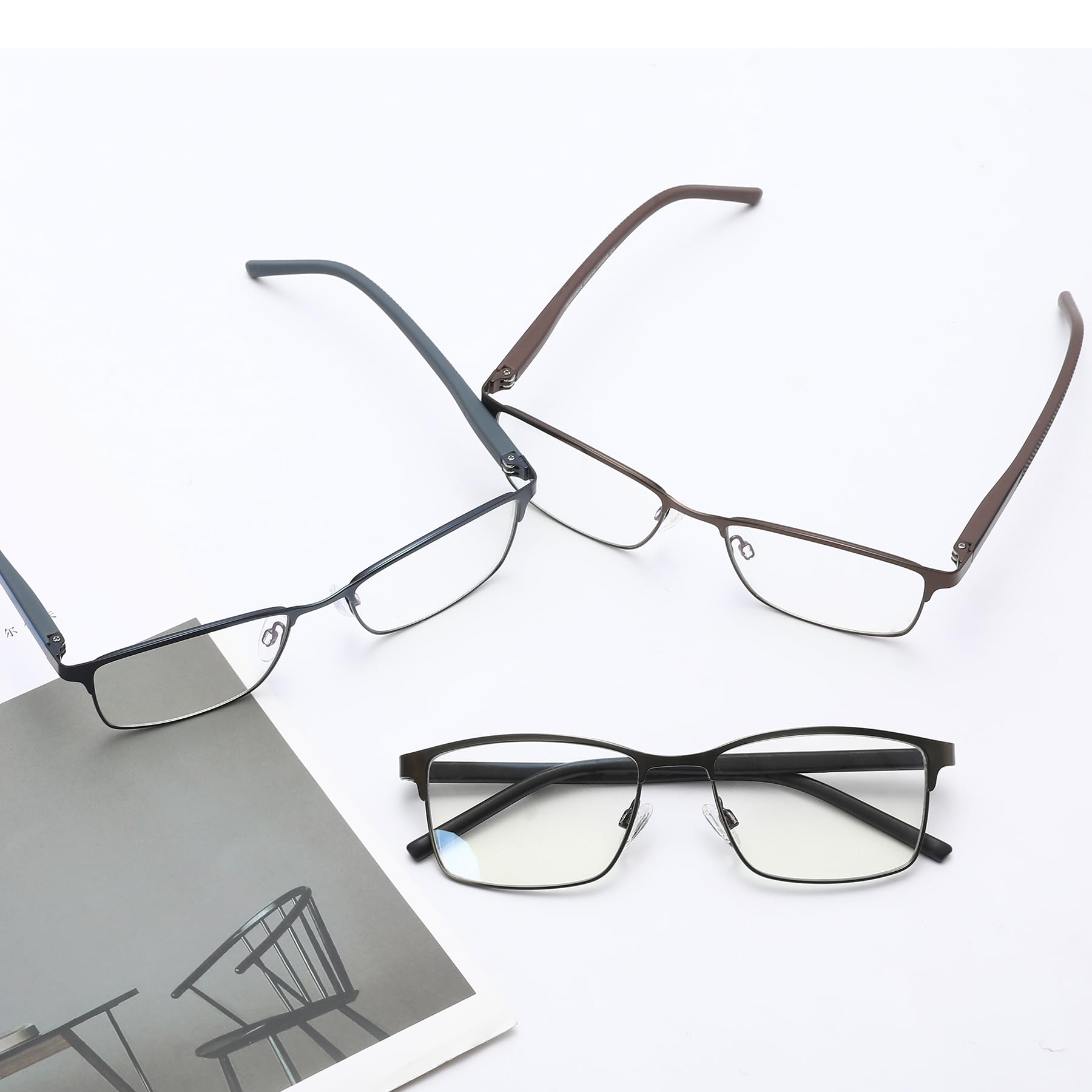 DJOLENSA blue light blocking lenses protect eyes during screen use.