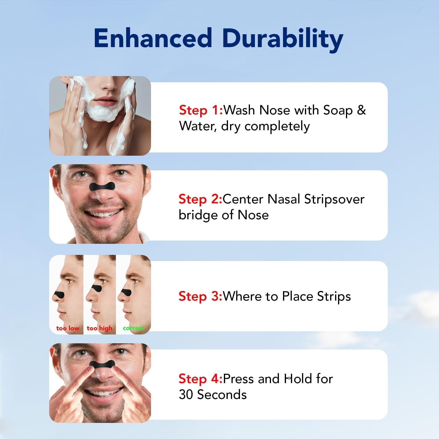 DKEPA Nasal Strips 60-pcs pack provides long-term value