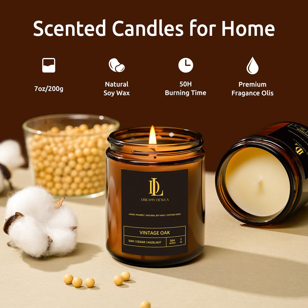 DL Dreamy Dewla candle lit to warm the room mood.