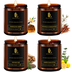 DL Dreamy Dewla Christmas Candles Set in gift box enhances holiday ambiance.