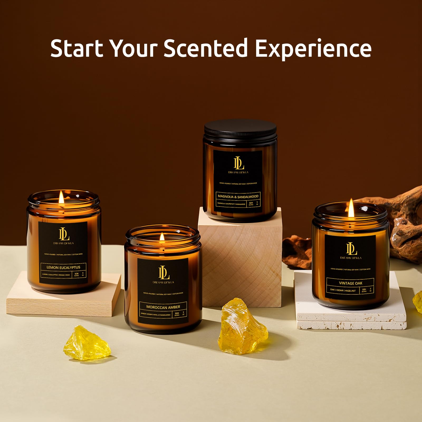 DL Dreamy Dewla gift box open reveals four scents.