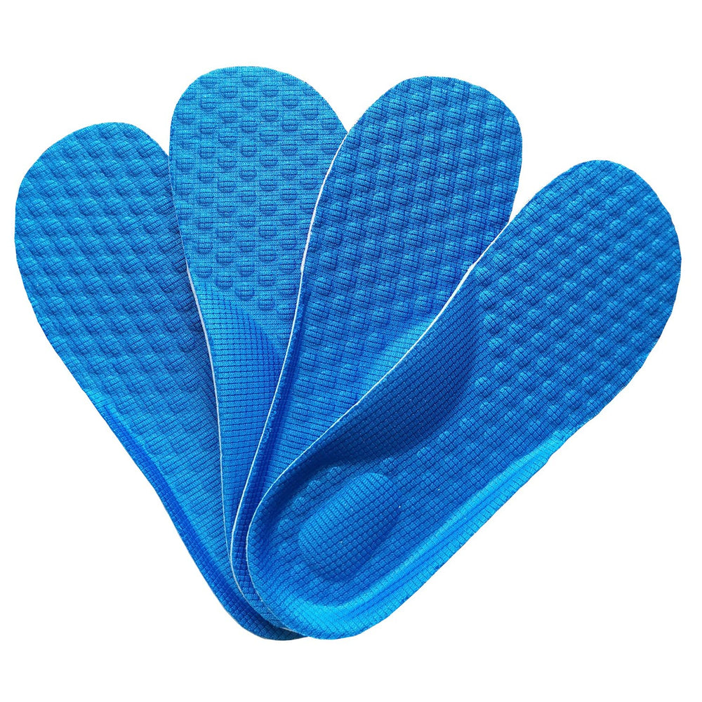 DLOSN kids memory foam insoles heel view for cushioned daily wear
