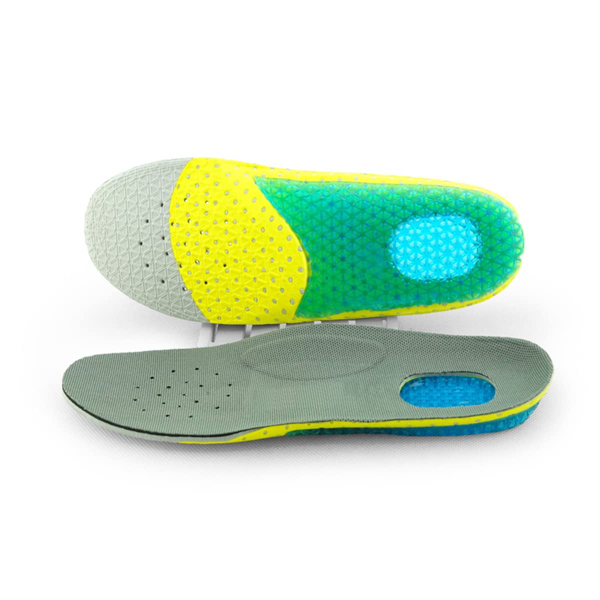 DLOSN kids silicone sport insole with breathable fabric for dry feet