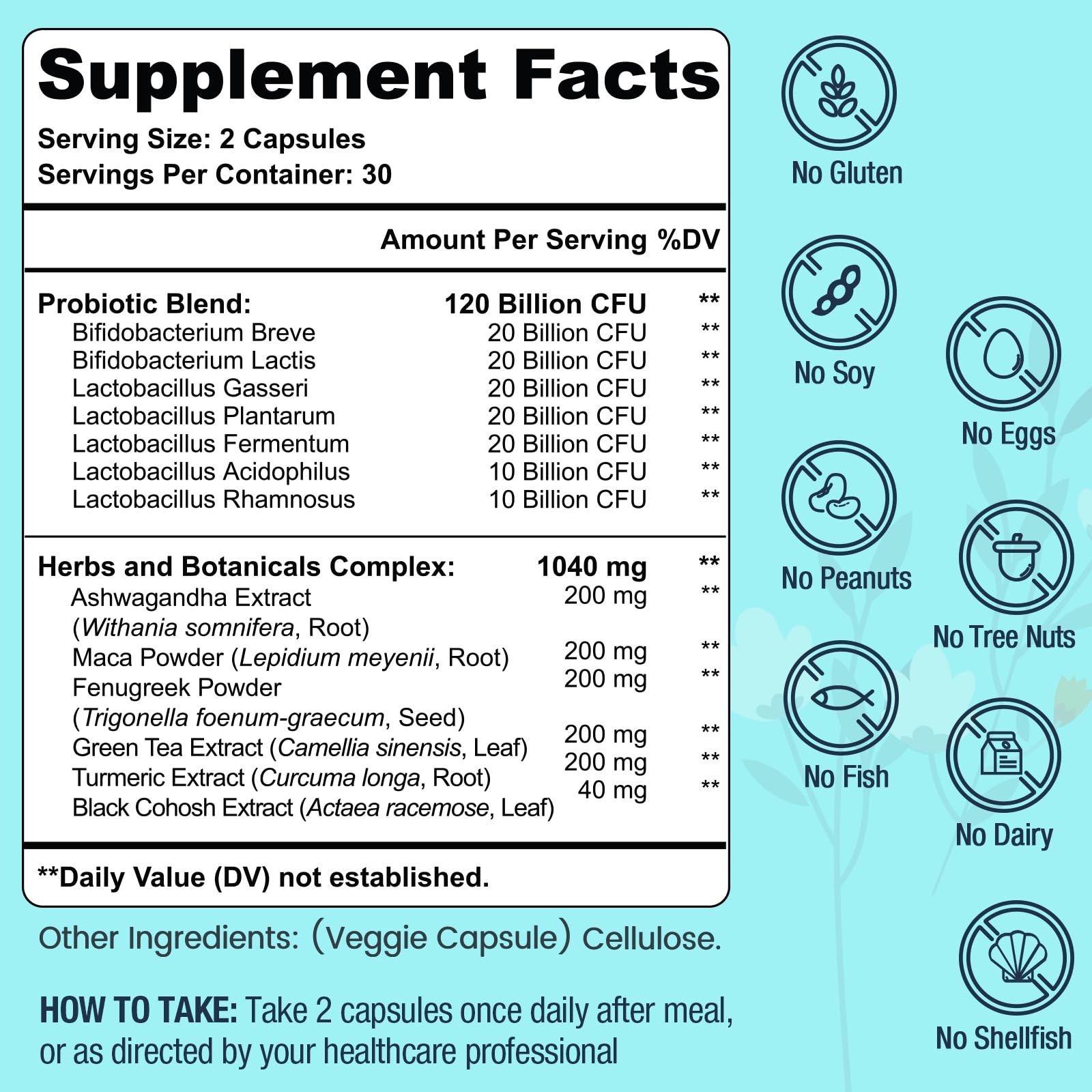 Dmeisy probiotic capsules closeup showing capsules and labeling for easy daily use.
