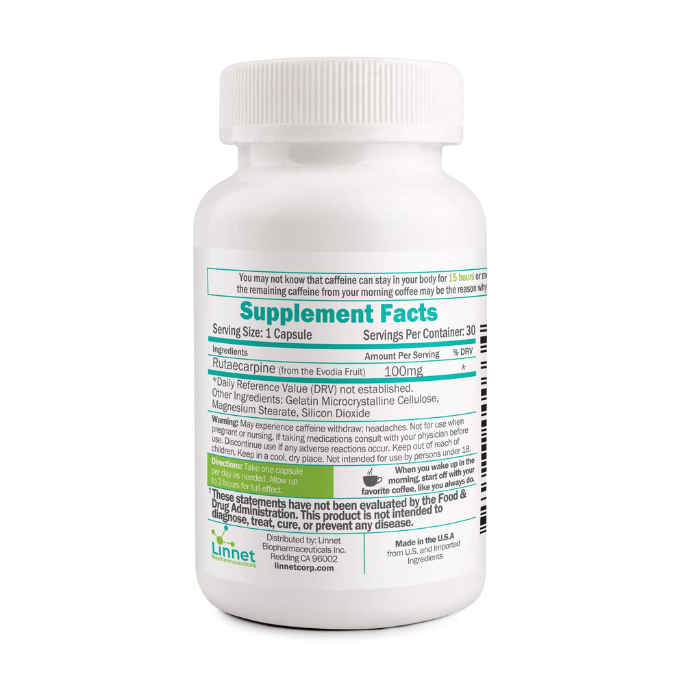 Do Good For Your Body Rutaecarpine capsules on a clean counter for unwinding