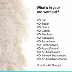 Ingredient label highlights creatine and BCAA for muscle support.