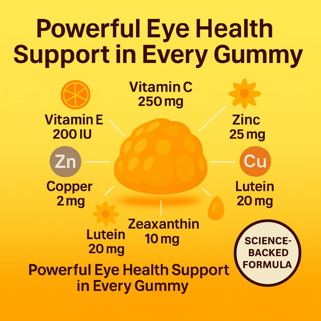 Doc Mila pineapple-flavored gummies offer tasty eye vitamin routine