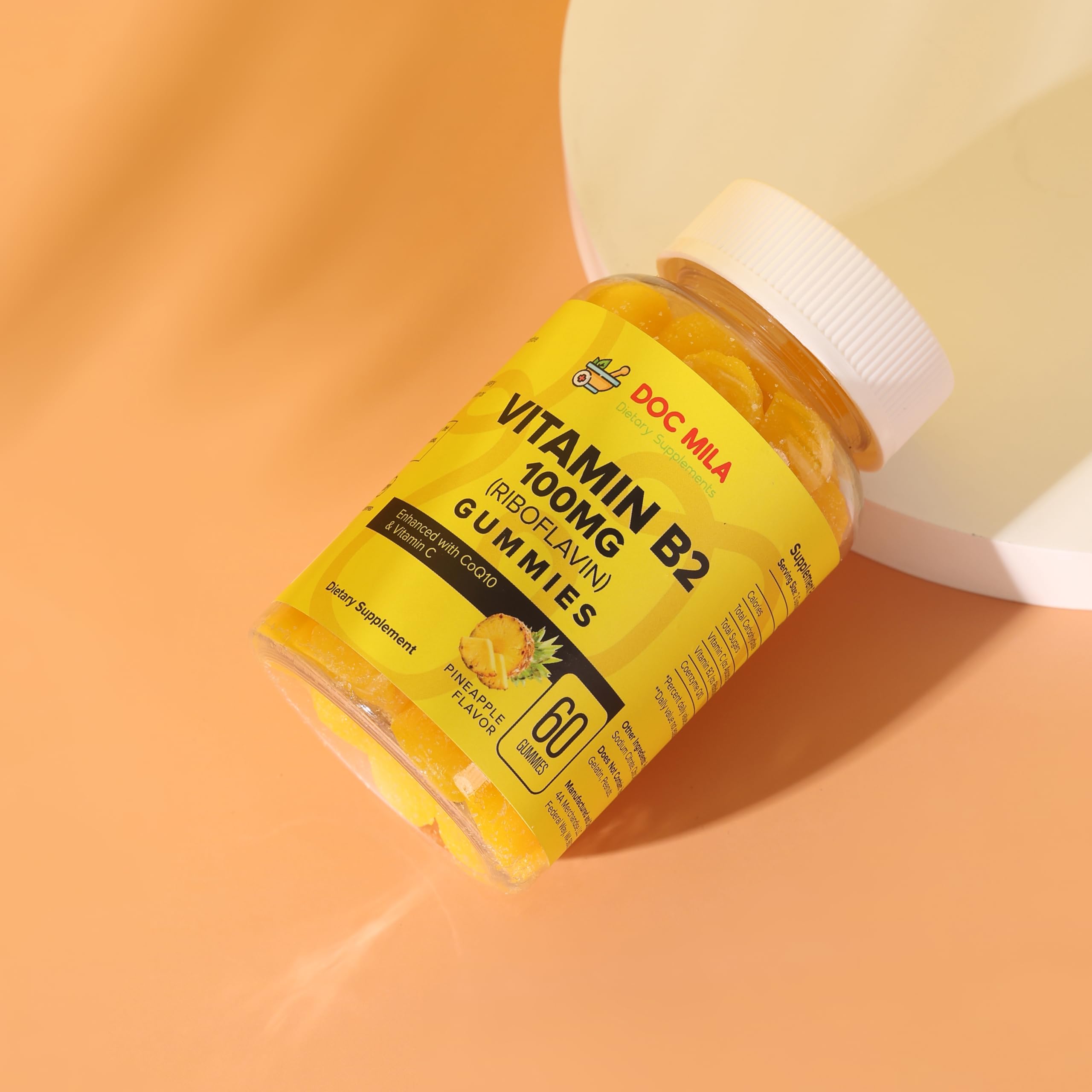 Doc Mila B2 gummies on-the-go pack shows portable wellness support