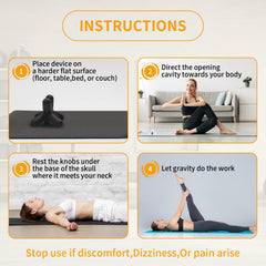 Docemel Acupressure Nodes Three highlights three-point relief for sore cervical areas.