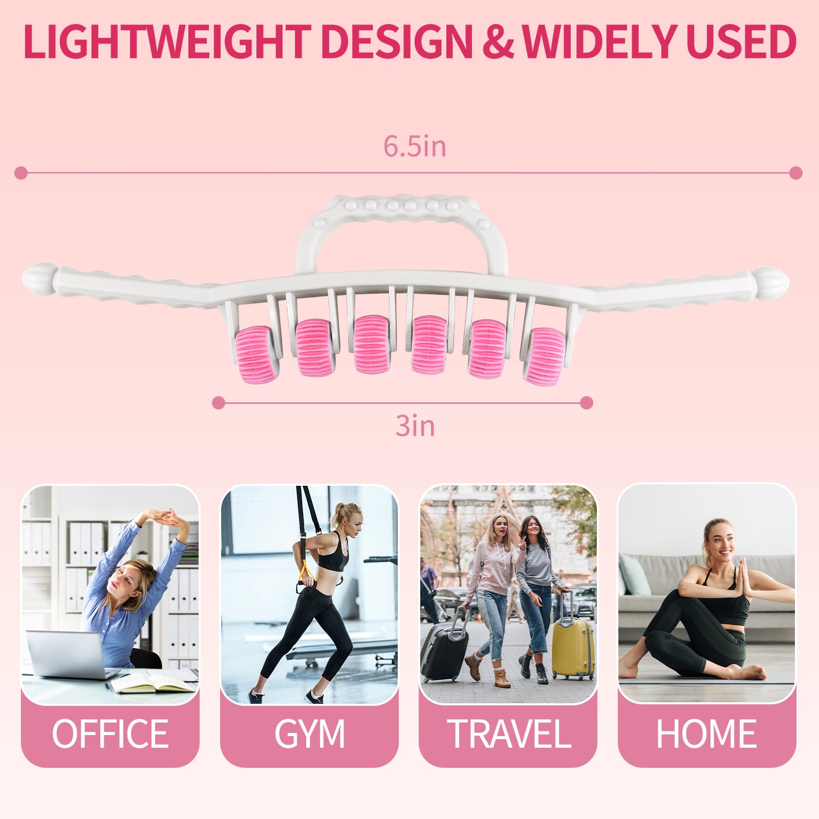 Docemel cellulite massage tool in compact travel-ready form for on-the-go relief