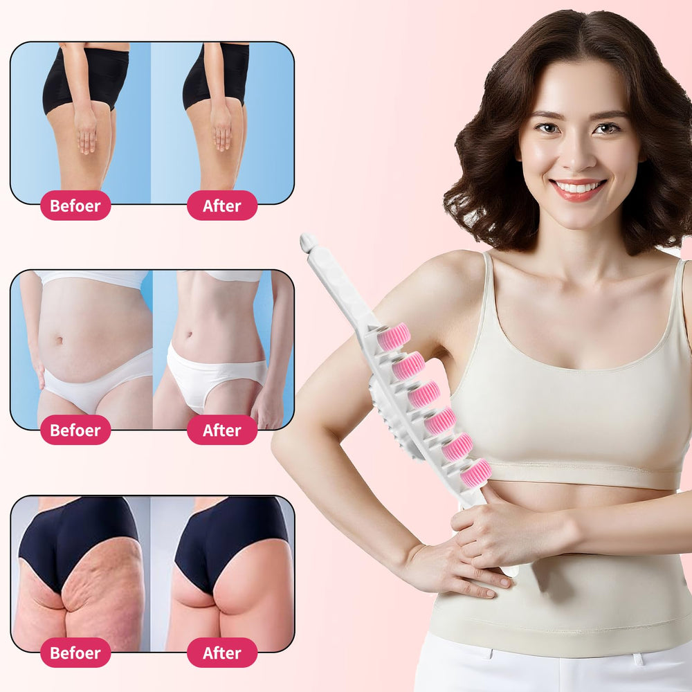 Docemel cellulite massage tool back side in gua sha style for fascia release and circulation boost