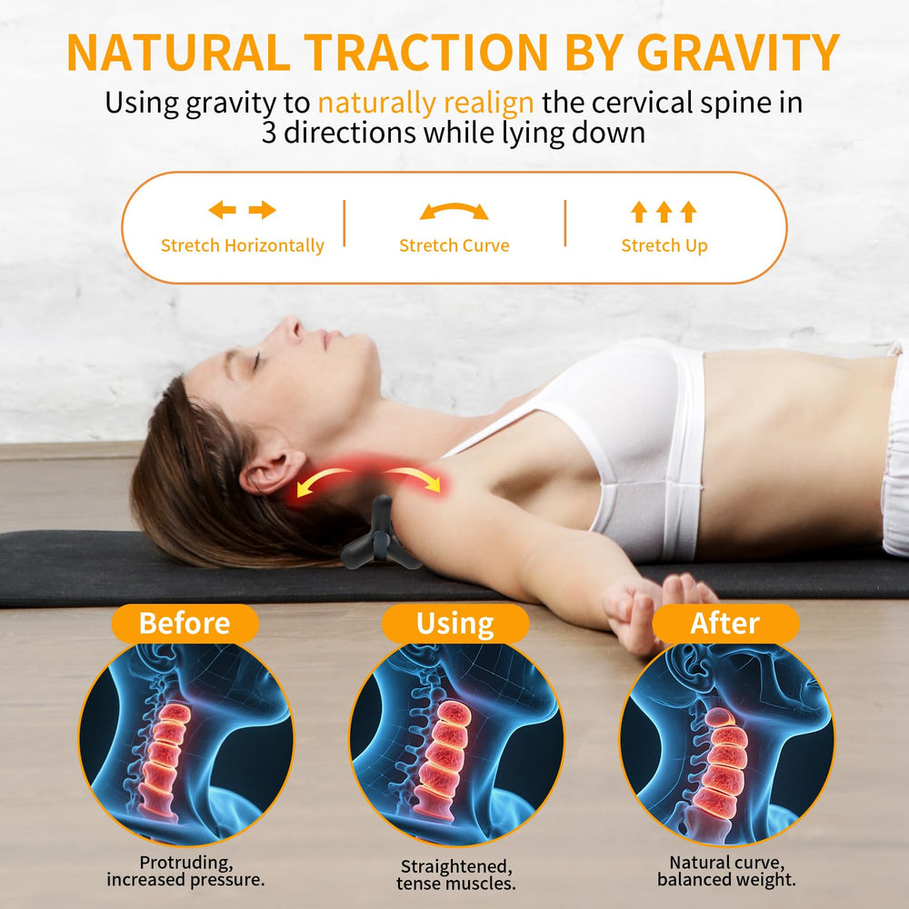 Docemel Neck Massager deep tissue focus demonstrates precise pressure on tight neck muscles.