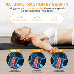 Docemel Neck Massager deep tissue focus demonstrates precise pressure on tight neck muscles.