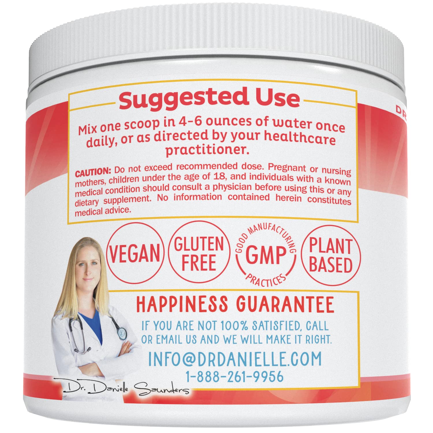 Graphic showcasing GI digestive support from Doctor Danielle Gut Assist ingredients
