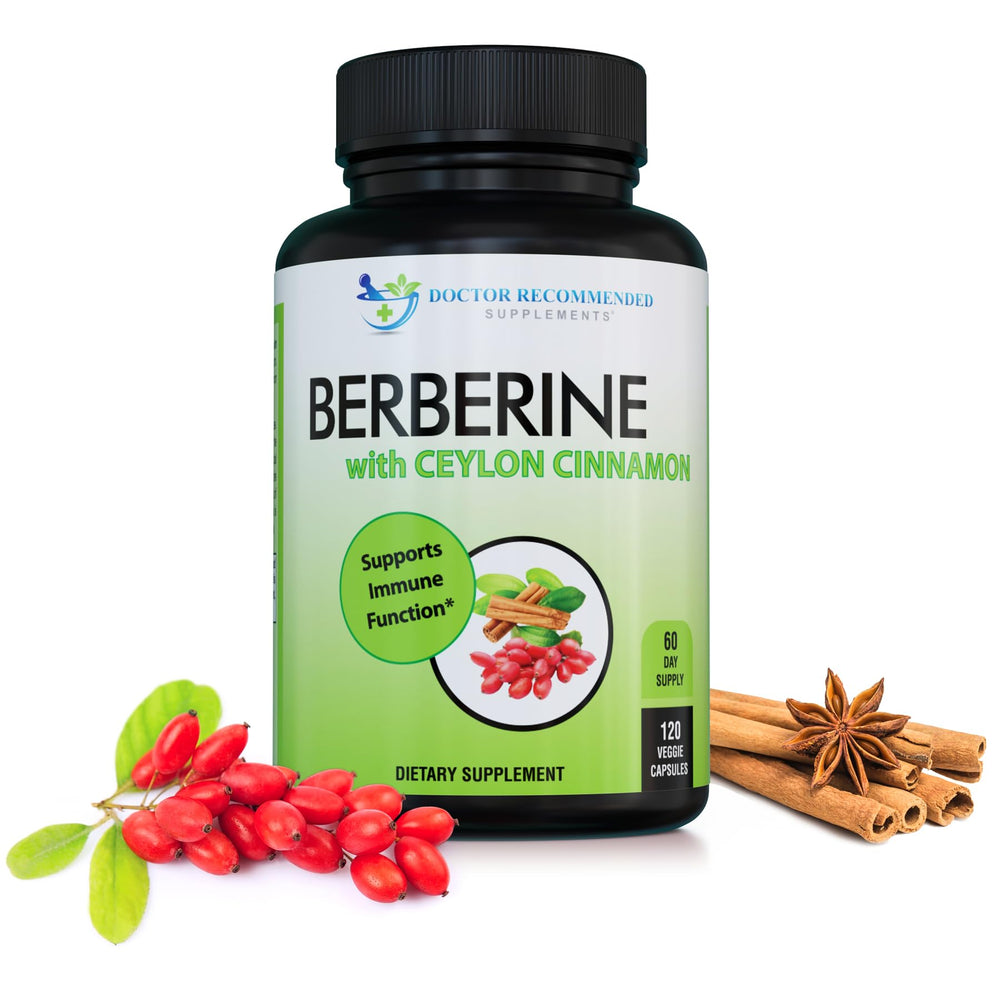 doctor recommended supplements berberine-cinnamon bottle for daily wellness