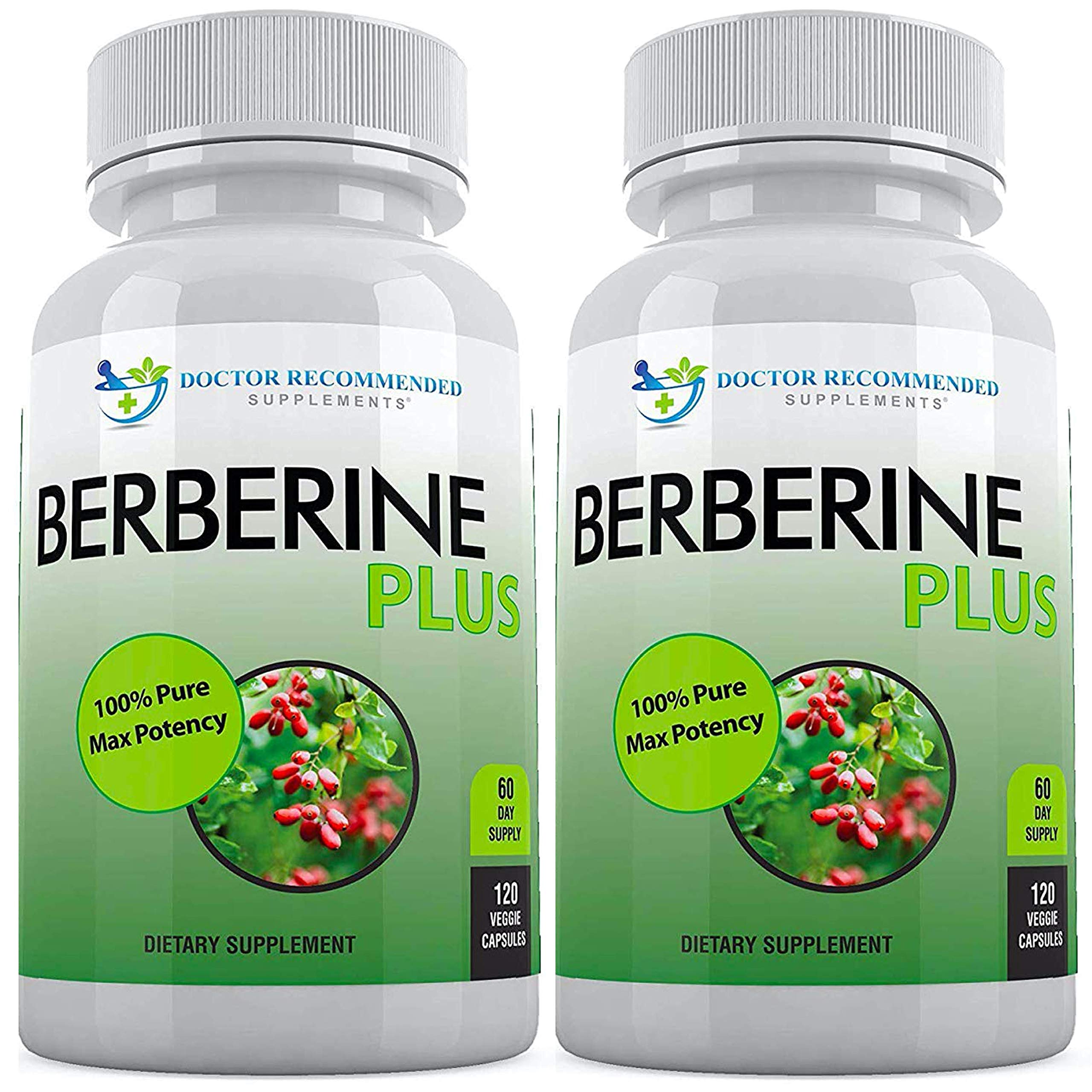 DOCTOR RECOMMENDED SUPPLEMENTS Berberine Plus bottle-front for daily wellness