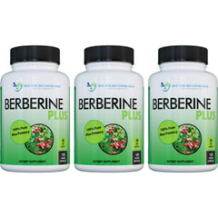 Doctor Recommended Supplements Berberine Plus bottle front displays 1200 mg potency for daily support.